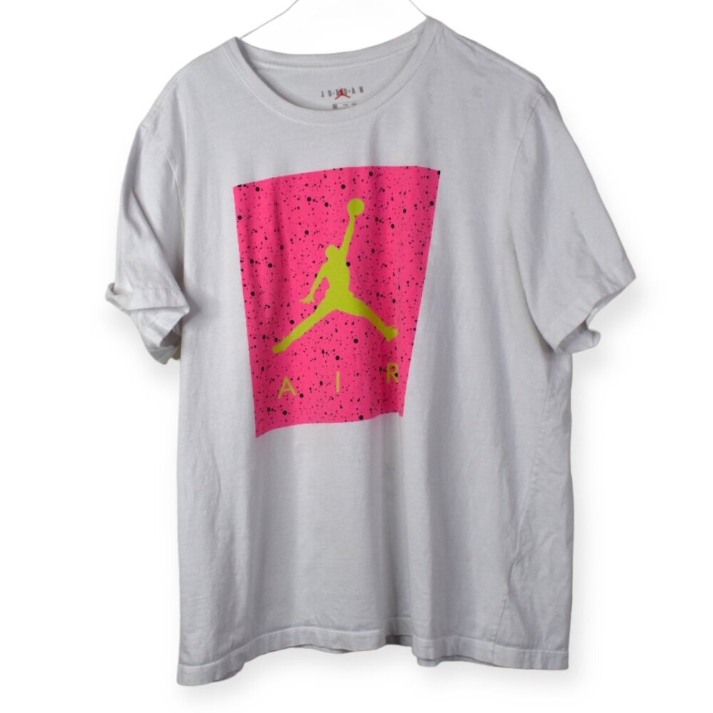 Air Jordan T-Shirt XXL Mens Poolside 100% Cotton Crew Graphic Tee Short Sleeve
